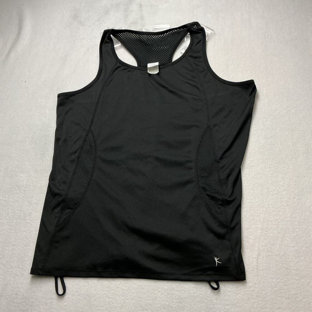 Danskin Now Womens XXL Black Racerback Workout Tank Top , 4001